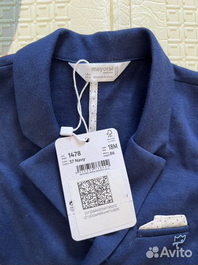 Пиджак детский