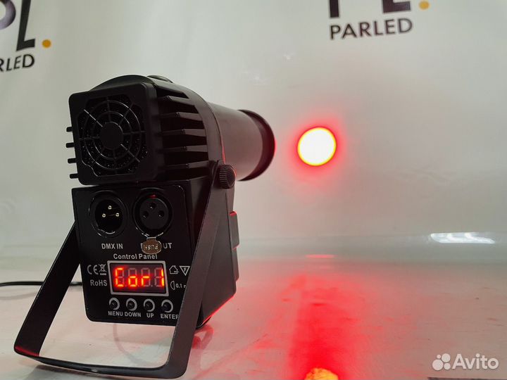 Пинспот (Pinspot) 12w, rgbw, DMX-512 + пульт ду