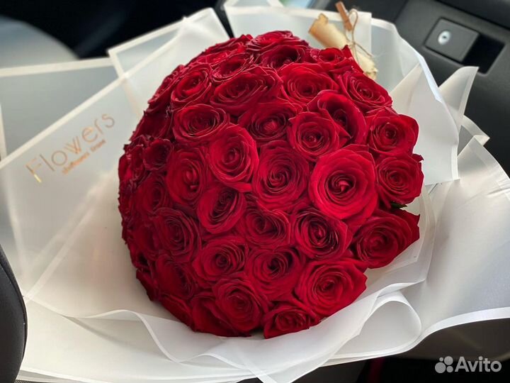 Букеты из роз 15/25/51/101 шт