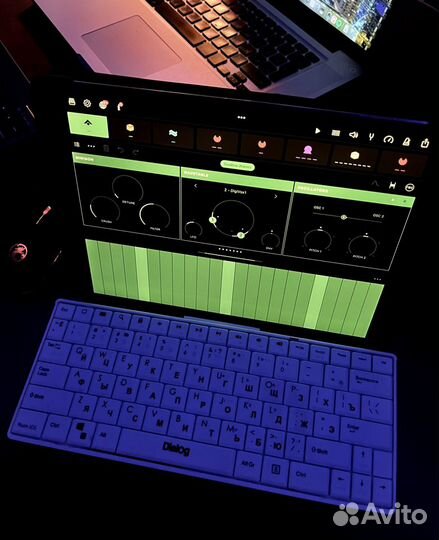 Беспроводная Bluetooth клавиатуру Dialog kp-210вт