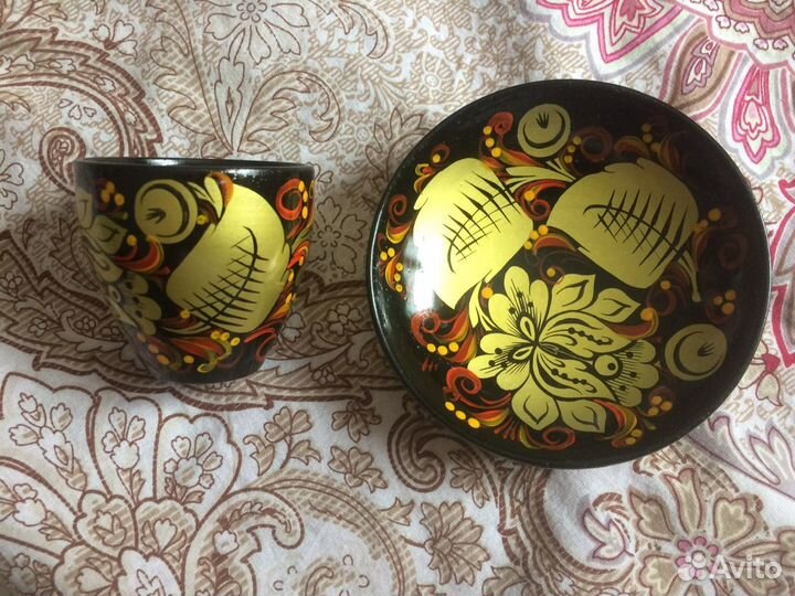 Посуда хохлома