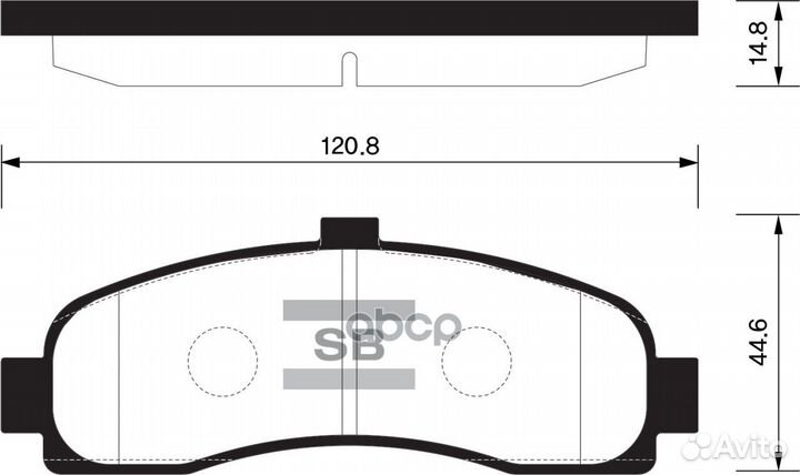 Колодки тормозные SP1586 Sangsin brake