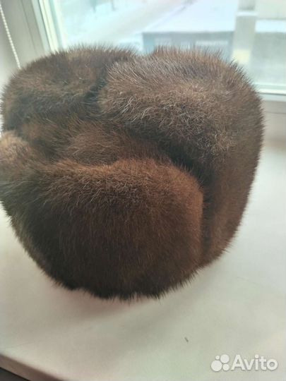 Норковая шапка мужская