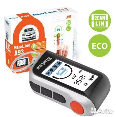 Cигнализация с запуском StarLine A93 2Can+2Lin ECO