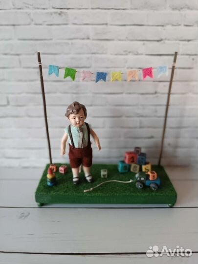 Маленькая куколка 8 см. Ручная работа