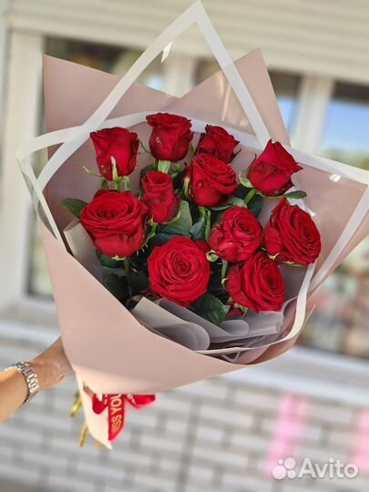 Живые цветы букеты розы