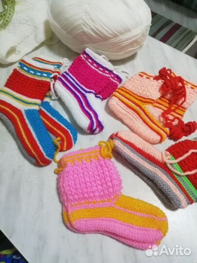 Носки вязаные ручной работы