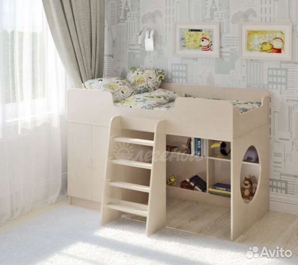 Детская кровать от 3 лет с матрасом