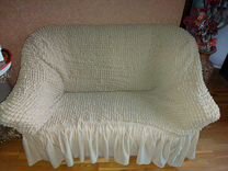 Набор на диван и 2 кресла, ткань "жатка"