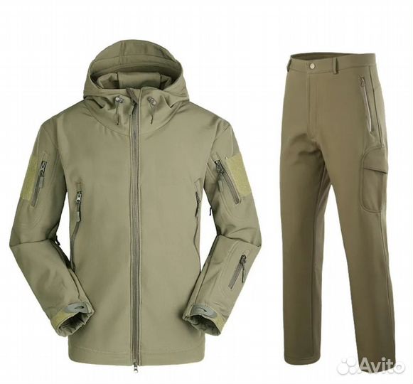 Куртка тактическая Soft shell олива