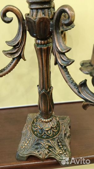 Подсвечник медный