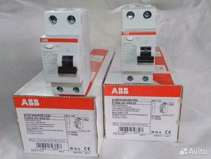 Узо FH202 FH204 ас 63 партия D102