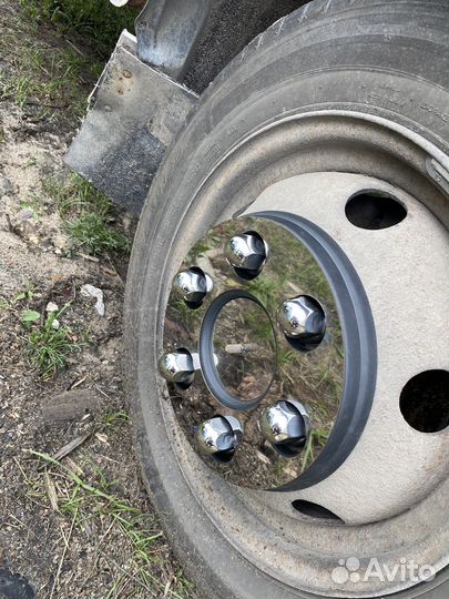 Накладки на Колпаки ступицы из нержавейки газель