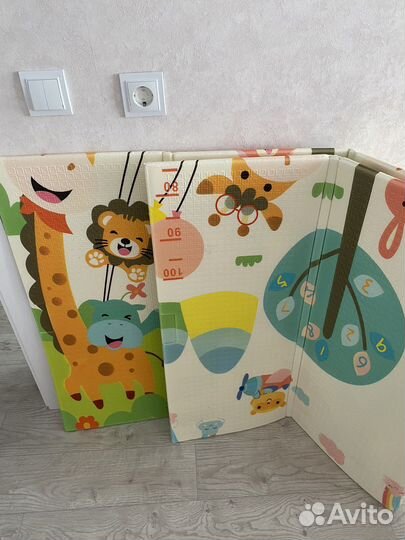 Двухсторонний детский коврик для малышей