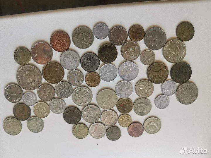Старинные монеты разных стран мира