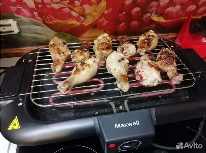 Гриль Maxwell MW-1985 черный