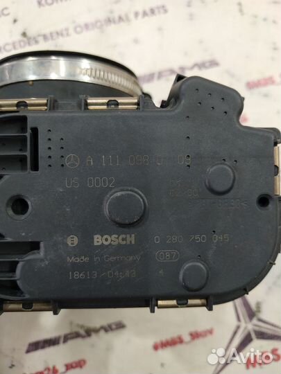 Заслонка дроссель компрессора m271 m111 Mercedes
