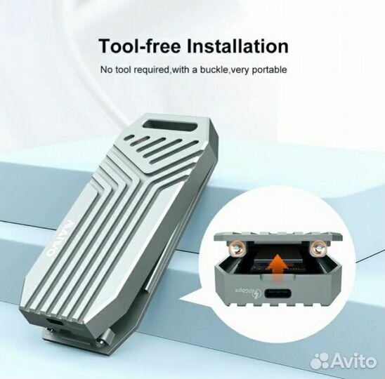 Внешний корпус для SSD USB4 (Thunderbolt 3/4/USB)