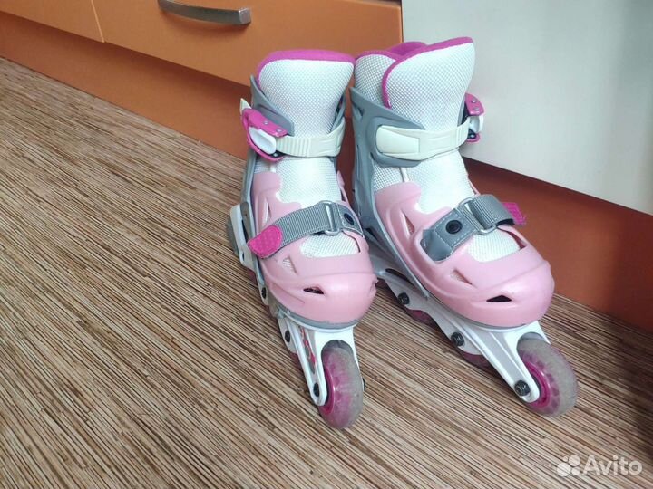 Коньки роликовые раздвижные 28-32