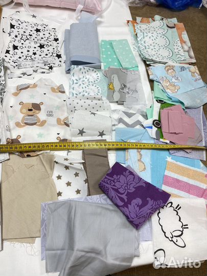 Лоскут ткани весовой хлопок бязь поплин