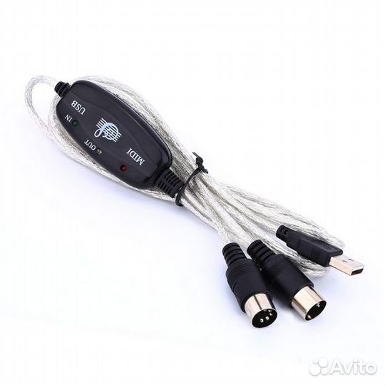 Кабель Переходник USB midi Adapter Cable