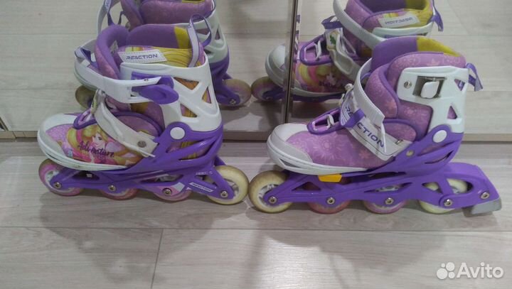 Роликовые коньки раздвижные reaction