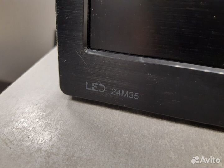 Неисправный монитор LG LED 24M35 битая матрица