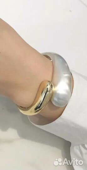 Браслет разжимной биколорный