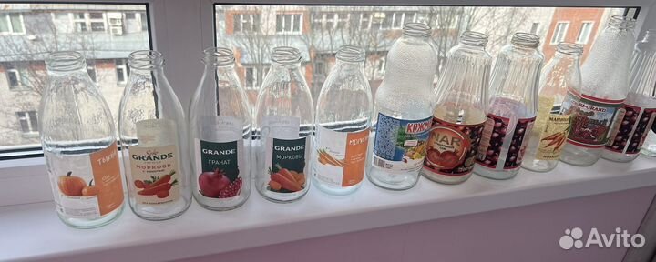 Бутылки из под сока