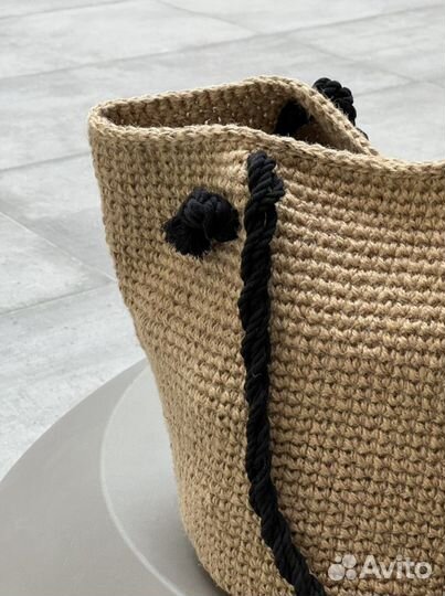 Сумка женская из джута