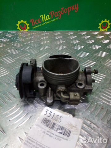 Дроссельная заслонка механическая Peugeot 206