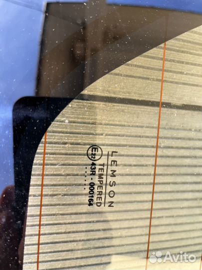 Заднее стекло hyundai getz