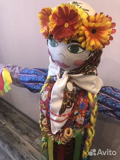 Кукла Масленица (ручная работа) 120 см