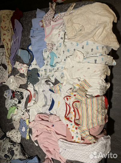 Вещи на девочку пакетом, вещи для новорожденного