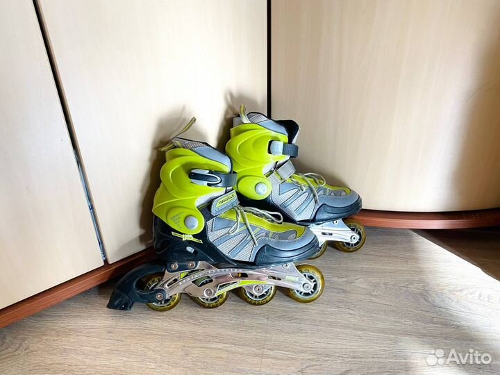 Роликовые коньки 39-42 размер, унисекс + защита