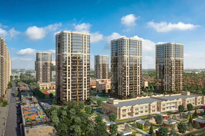 3-к. квартира, 77,6 м², 14/24 эт.