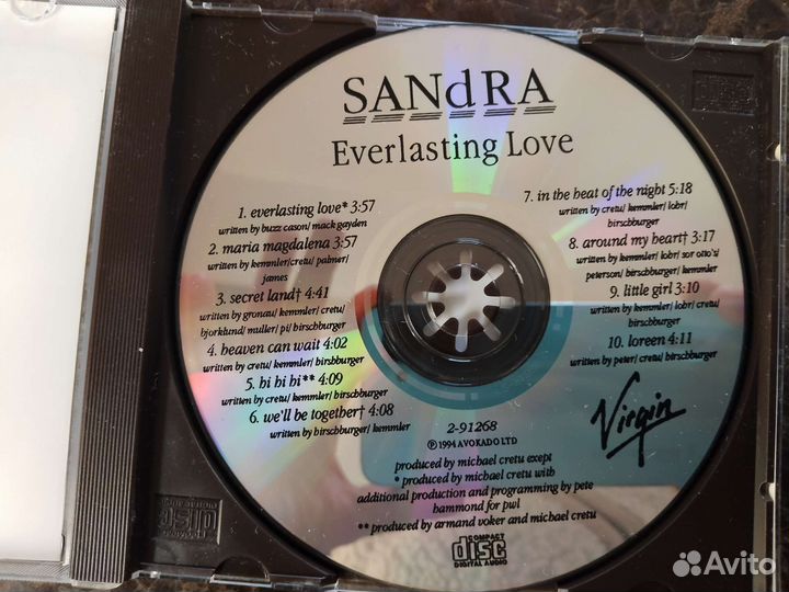 Cd диски певицы Sandra пр-т во Германия
