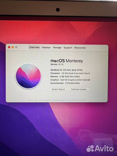 Apple MacBook Air 13 early 2015