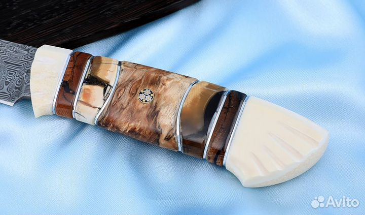 Премиум Нож Гриф сталь дамаск нержавеющий рукоять