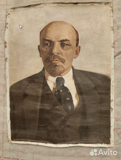 Картина портрет Ленина В.И. холст, масло