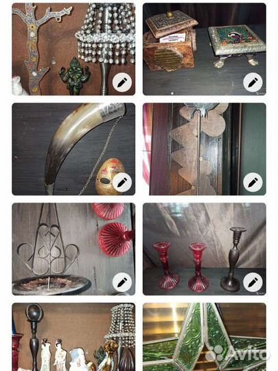 Статуэтка, подсвечник, шкатулка