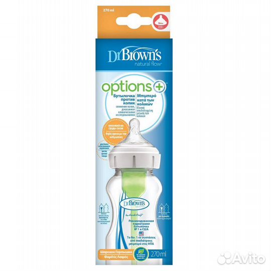 Бутылочка Dr Brown's Options