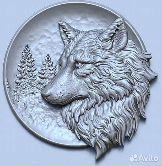 Тарелка резная декоративная из дерева 