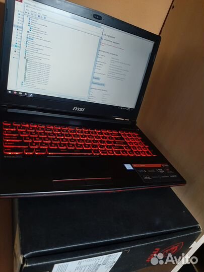 Мощный современный MSI i7-8750+GeForce 1050Ti