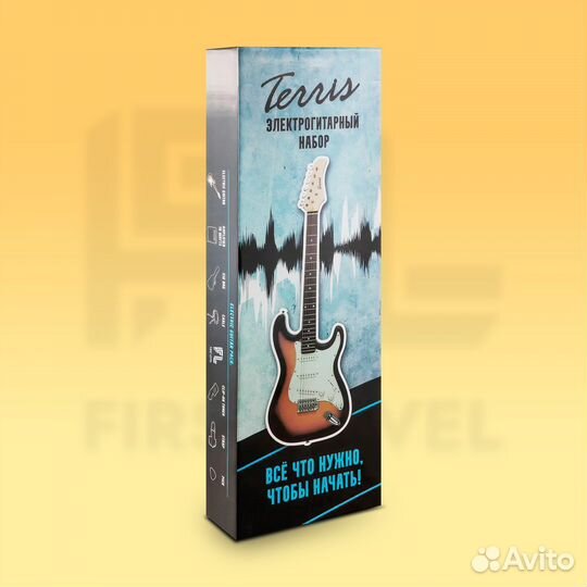 Электрогитара stratocaster. Новая