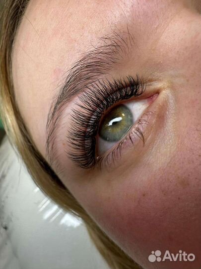 Наращивание ресниц на дому