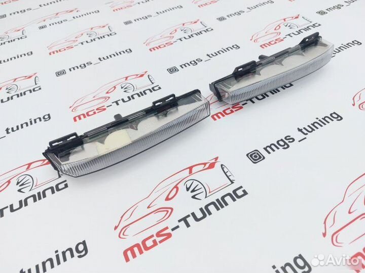 Дхо в передний бампер mercedes с-class w204 63 amg