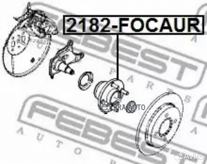 Febest 2182focaur Ступица задняя