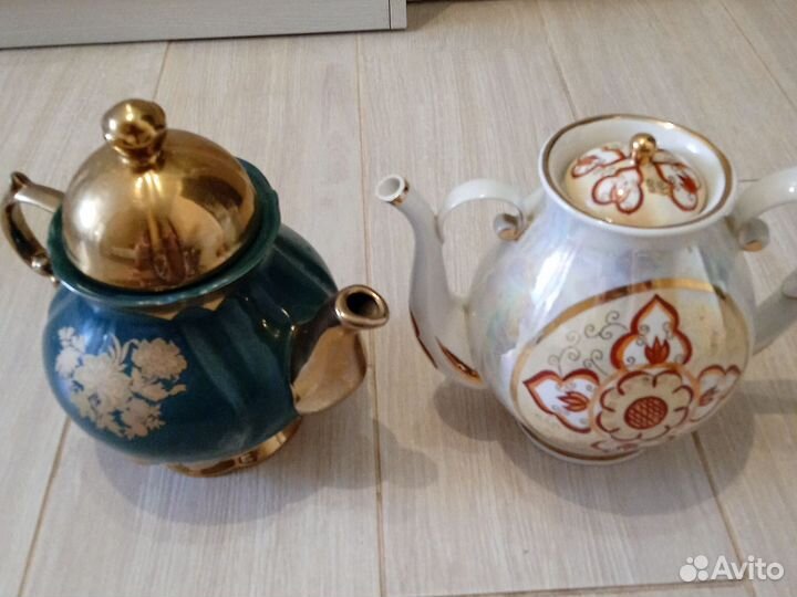 Чайник заварочный фарфоровый СССР на 2 литра