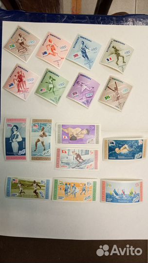 Марки Доминикана Dominicana спорт, 2 набора**